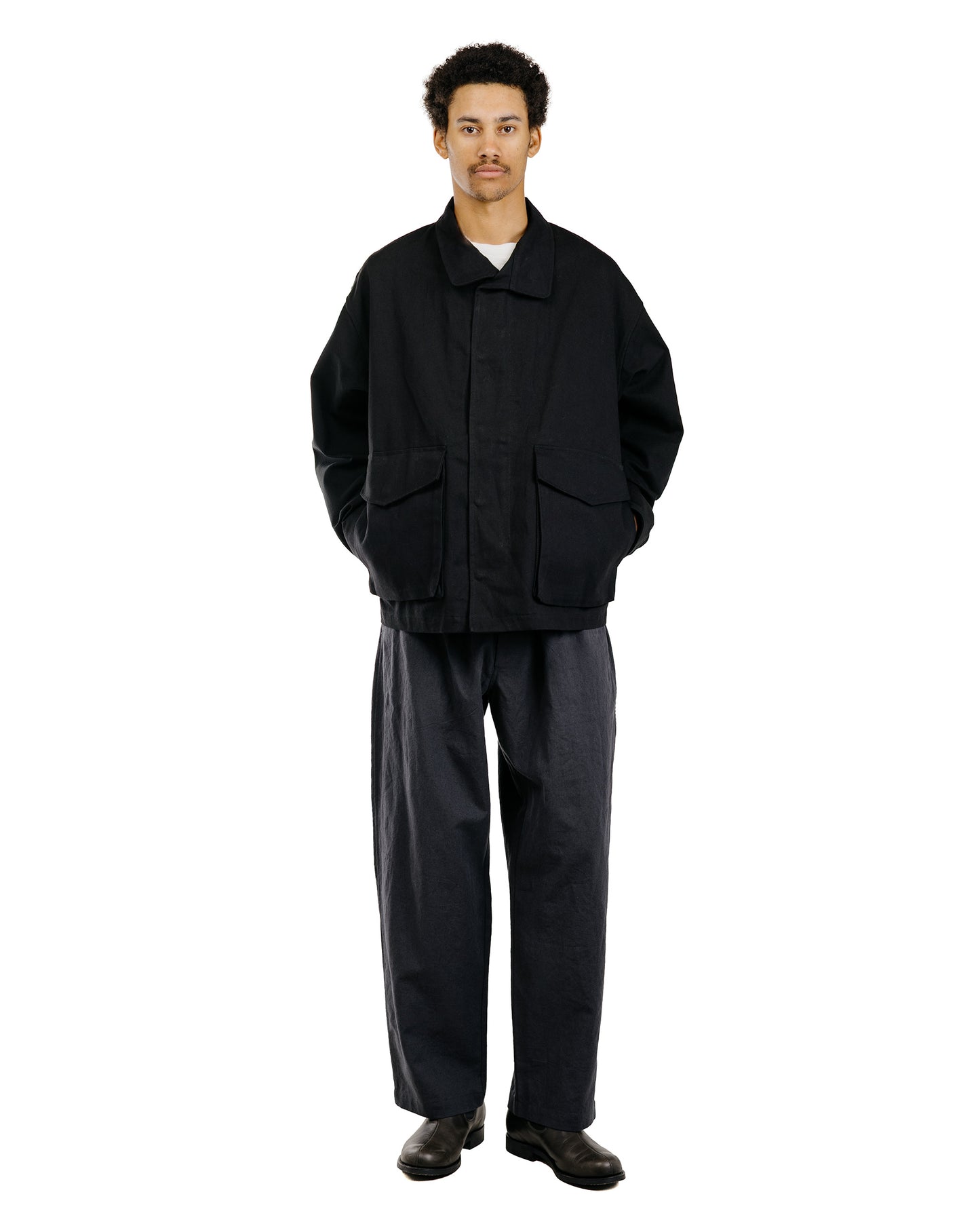 James Coward Carry On Pant Sumikuro Cotton/Linen/Ramie Overdye Canvas