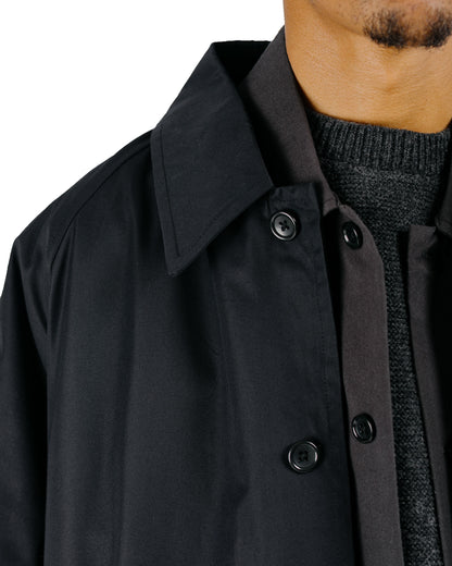 James Coward Draft Coat Master Shield Black