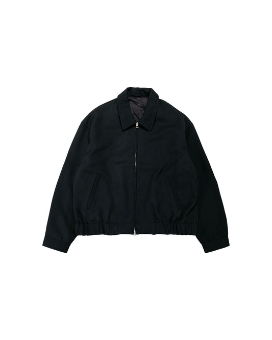 lost & found James Coward James Coward Machine Jacket Black Wool Gabardine