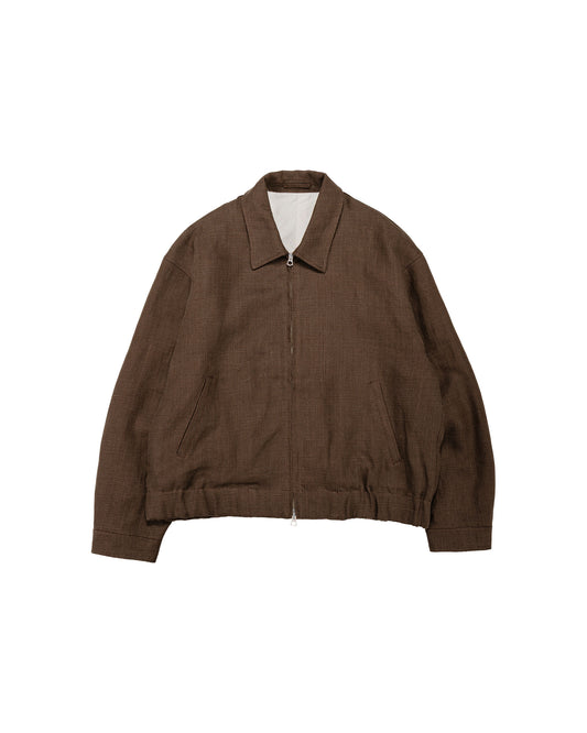 lost & found James Coward James Coward Machine Jacket Brown Belgian Linen