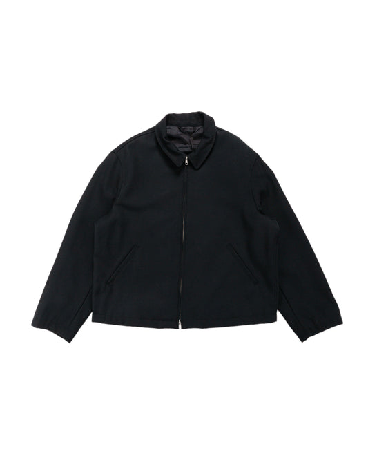 lost & found James Coward James Coward Site Jacket Black Heavyweight Wool Gabardine