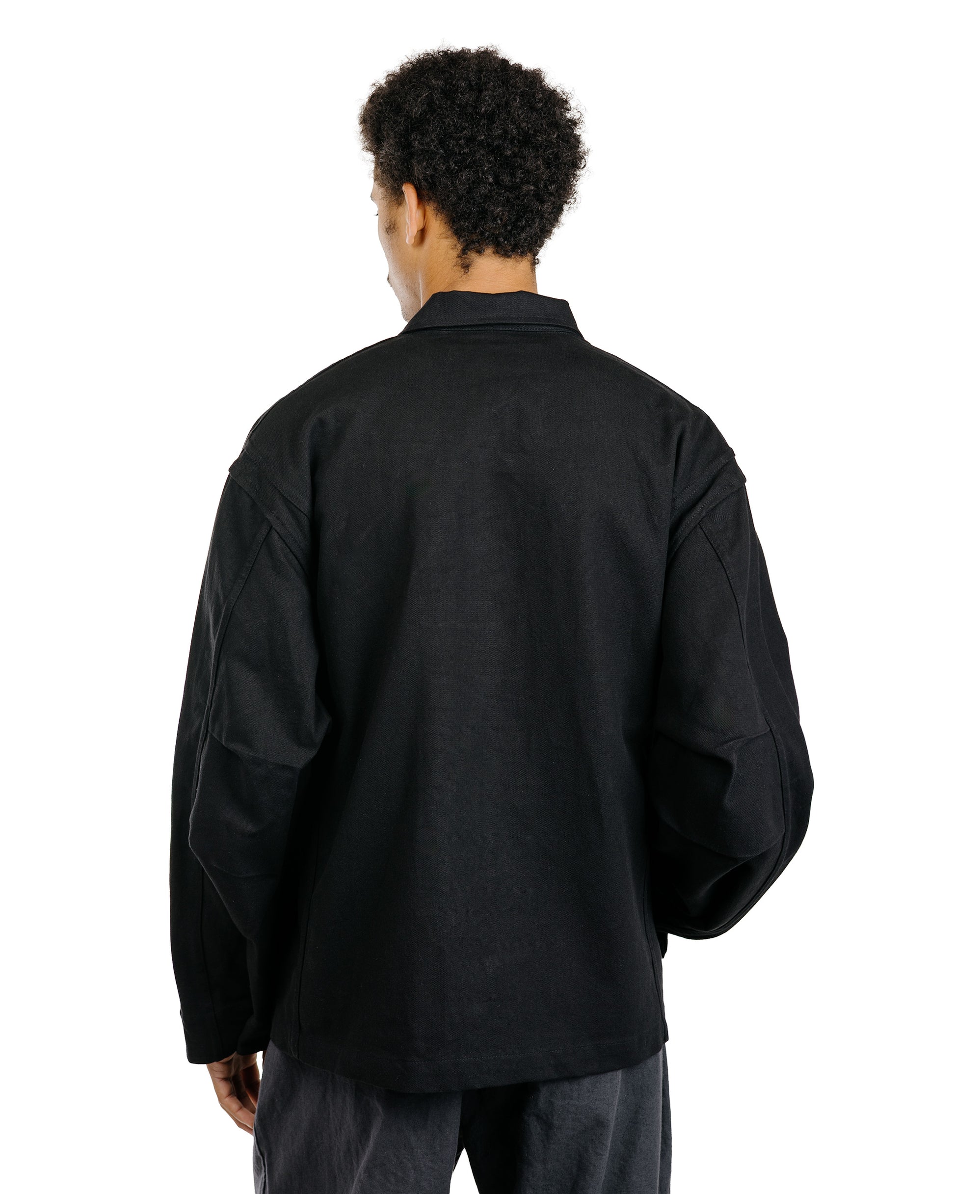 James Coward Six Jacket Black Waxed Cotton Washi Ox