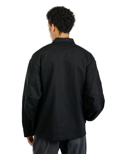 James Coward Six Jacket Black Waxed Cotton Washi Ox