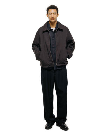 lost & found James Coward James Coward Site Jacket Dark Grey Cotton Wool Twill