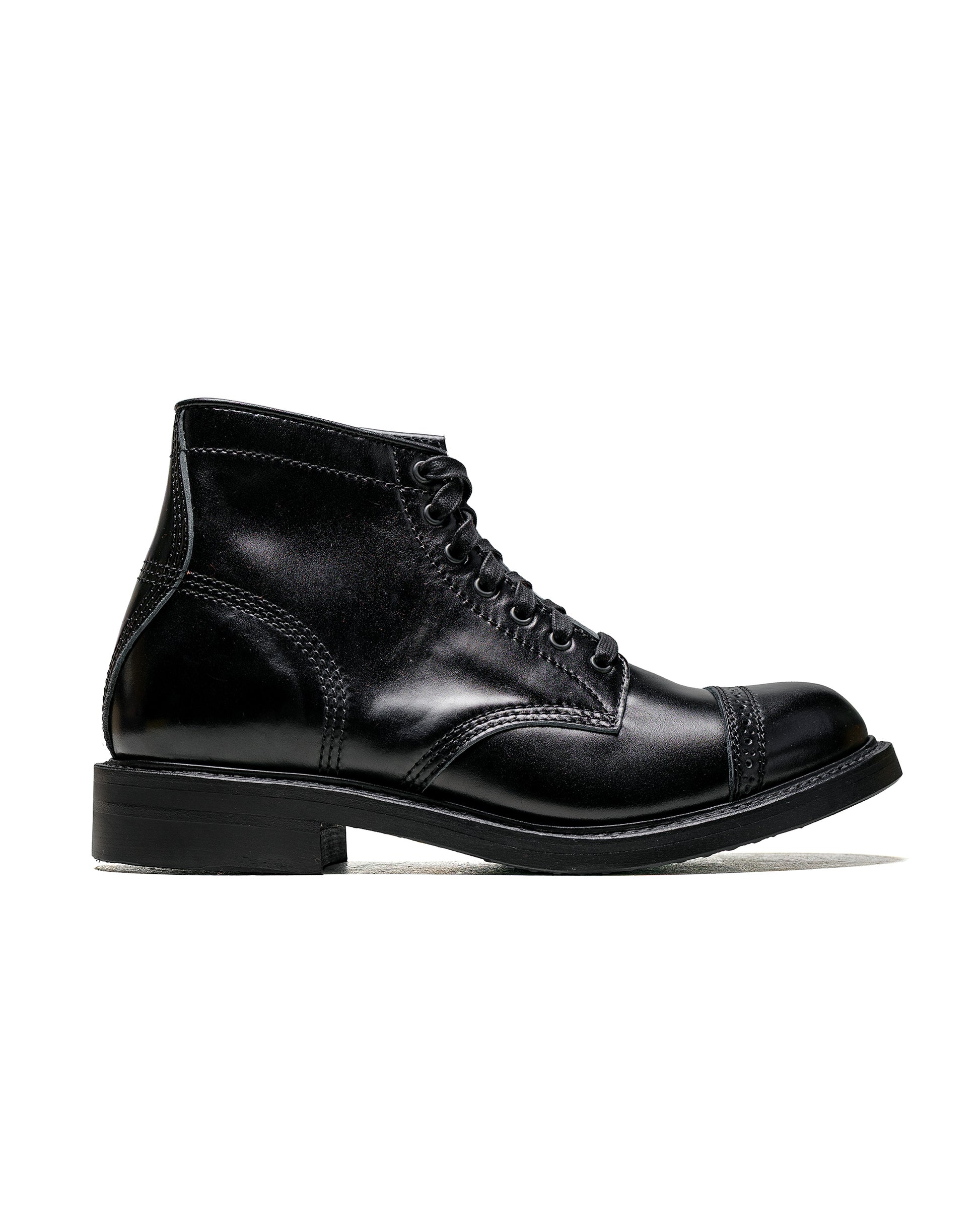 lost & found John Lofgren Bootmaker John Lofgren Bootmaker Combat Boots Shinki Hikaku Shell Cordovan Black Ops