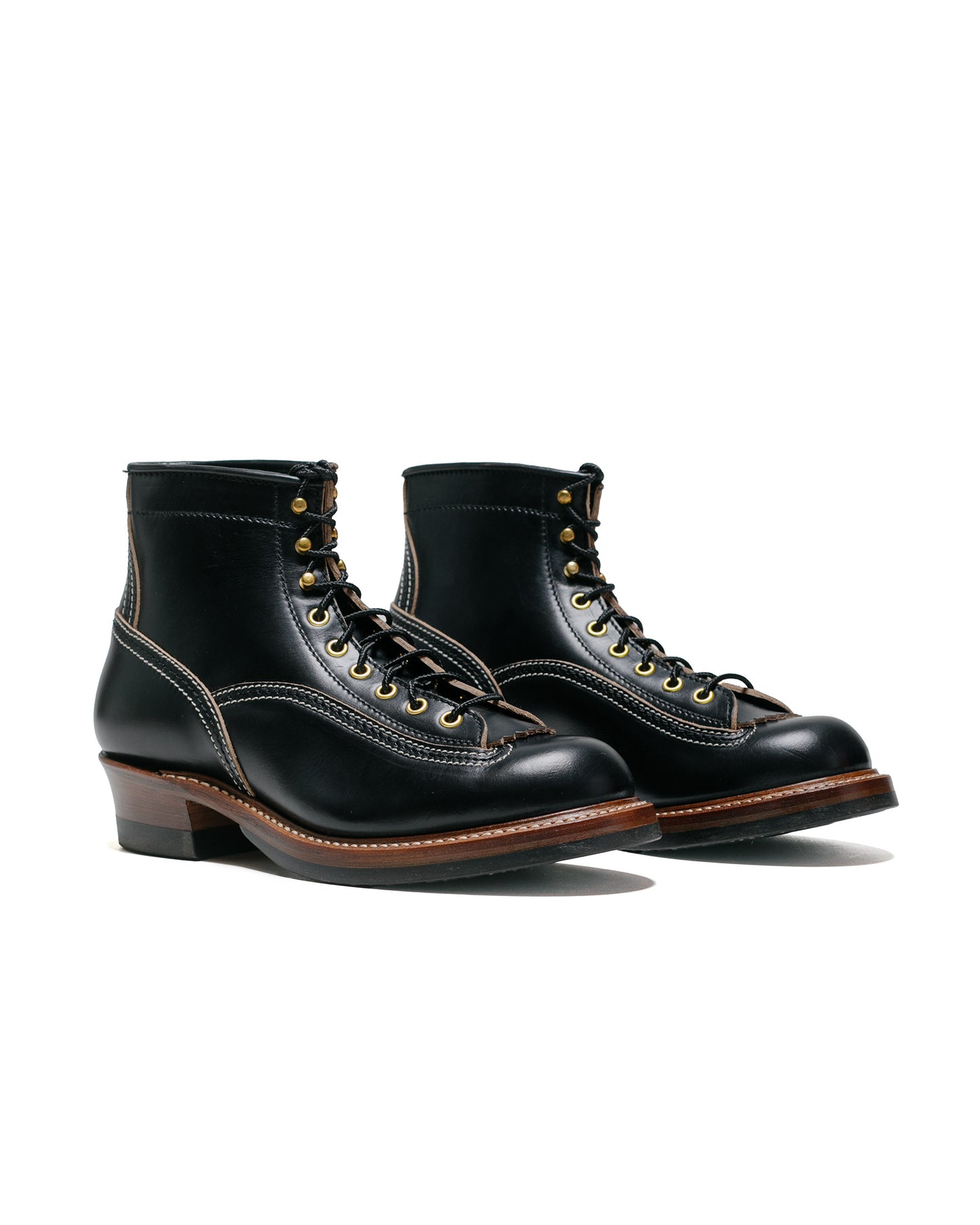 lost & found John Lofgren Bootmaker John Lofgren Bootmaker Donkey Puncher Boots Horween Leather CXL Black