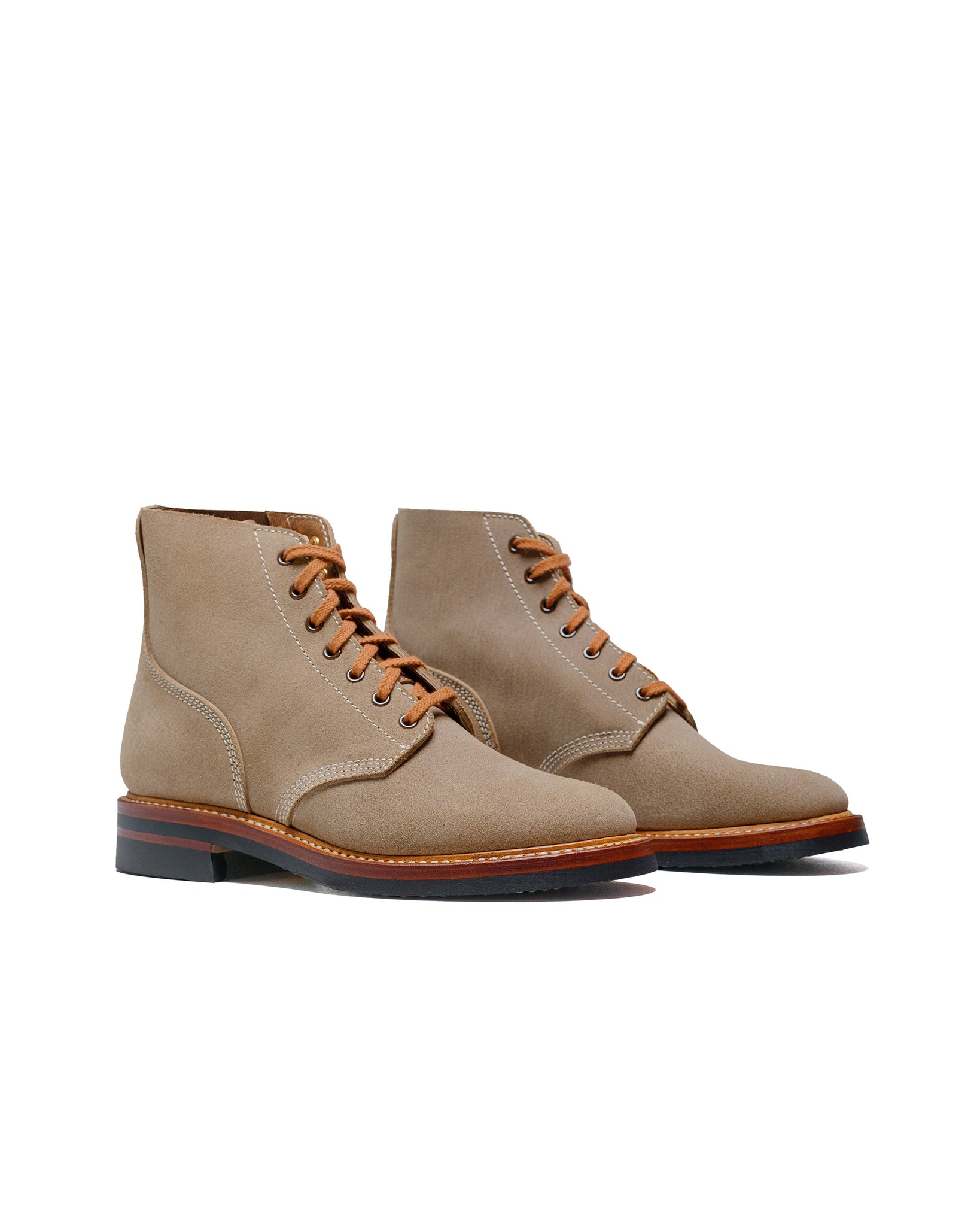 John Lofgren Bootmaker M-43 Service Shoes Horween Leather CXL Natural Roughout side