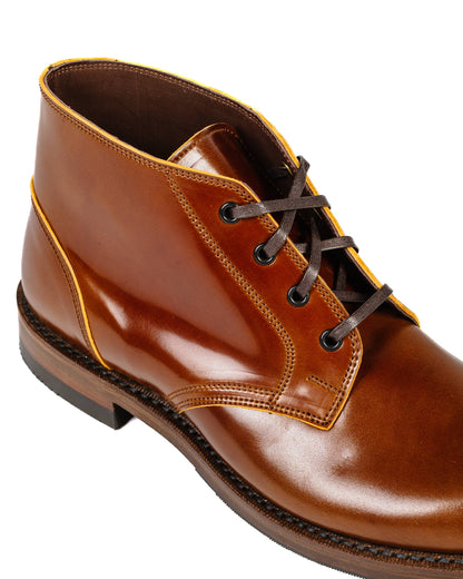 lost & found John Lofgren Bootmaker John Lofgren Bootmaker The Steadfast Chukka Boots Shinki Hikaku Shell Cordovan Cognac