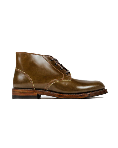 lost & found John Lofgren Bootmaker John Lofgren Bootmaker The Steadfast Chukka Boots Shinki Hikaku Shell Cordovan Olive