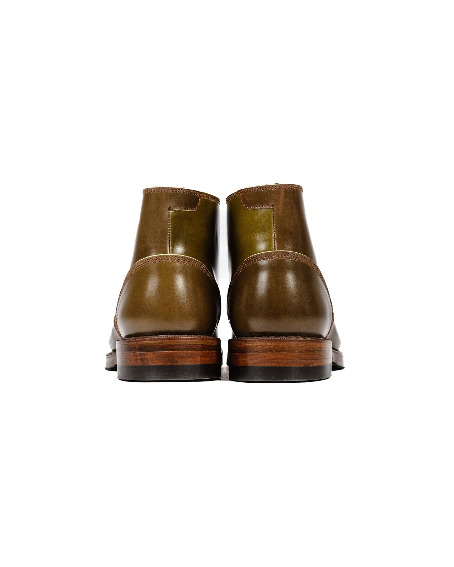 lost & found John Lofgren Bootmaker John Lofgren Bootmaker The Steadfast Chukka Boots Shinki Hikaku Shell Cordovan Olive
