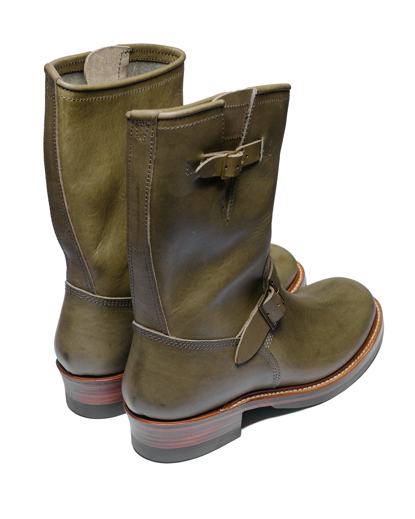 lost & found John Lofgren Bootmaker John Lofgren Bootmaker Wabash Engineer Boots Badalassi Carlo Leather Grigio