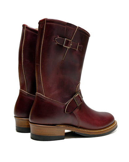 lost & found John Lofgren Bootmaker John Lofgren Bootmaker Wabash Engineer Boots Horween CXL Burgundy
