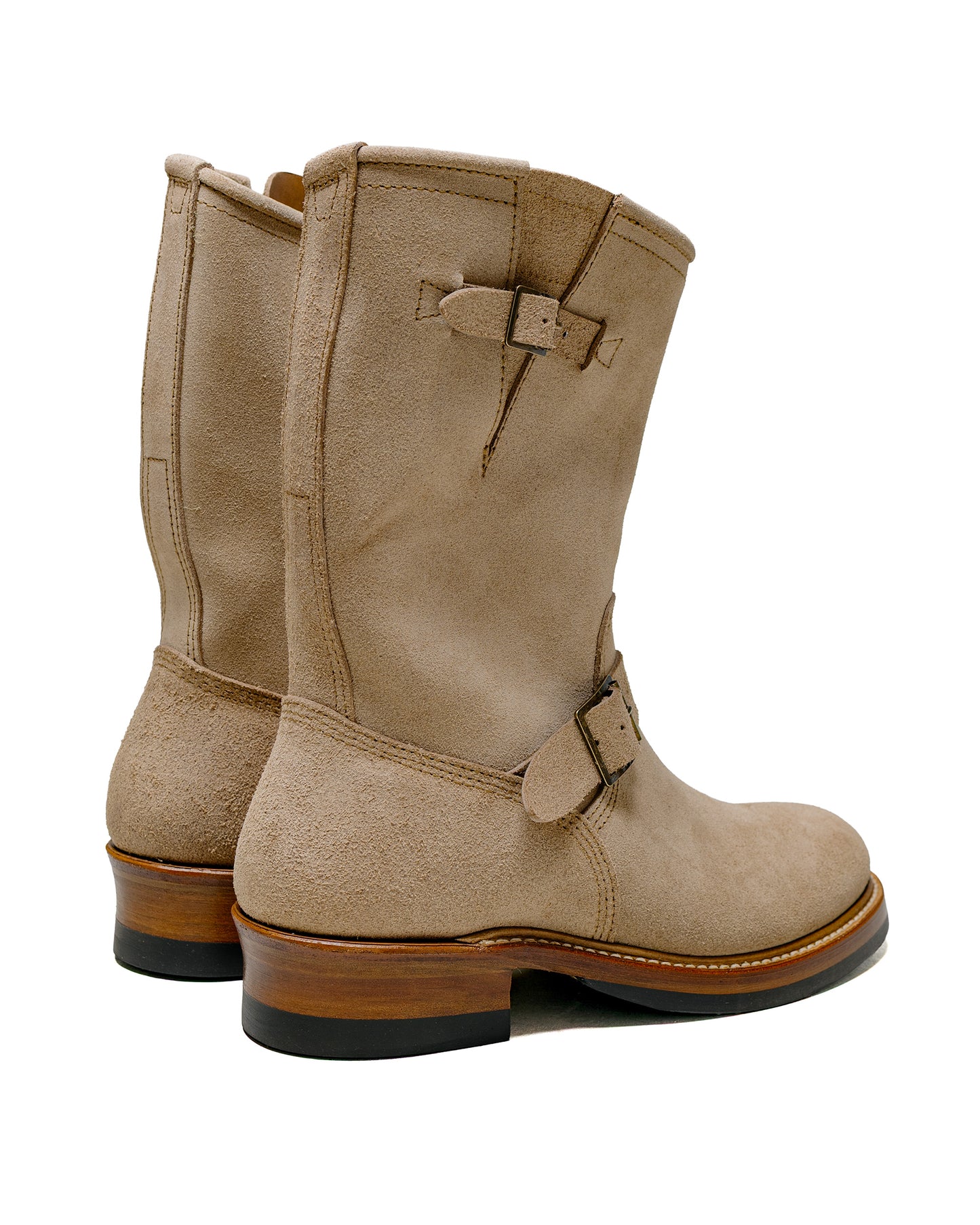 lost & found John Lofgren Bootmaker John Lofgren Bootmaker Wabash Engineer Boots Horween CXL Natural Roughout