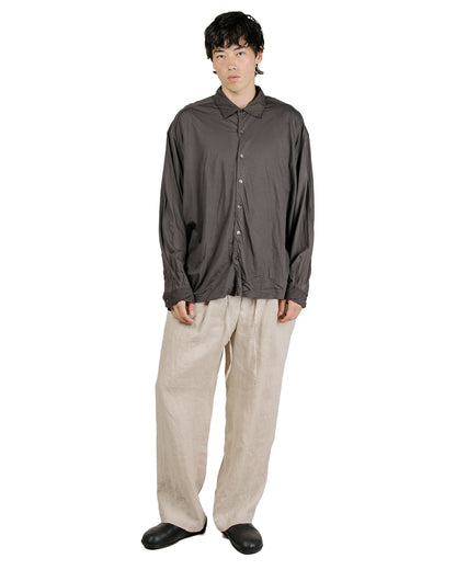 KANEMASA PHIL 46G Artisan Shirt Charcoal Dye