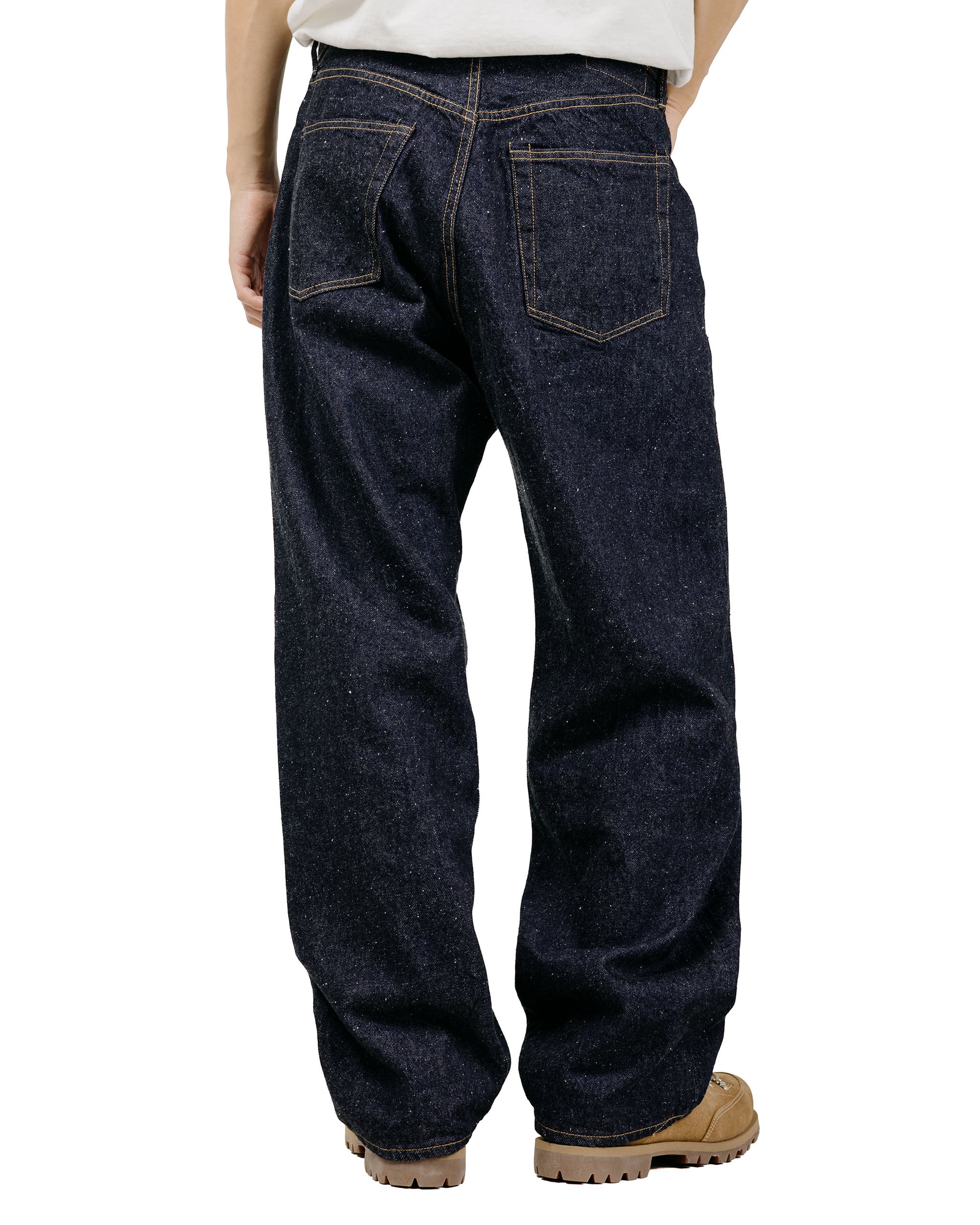 KAPTAIN SUNSHINE 5P Straight Denim Pants Indigo One Wash