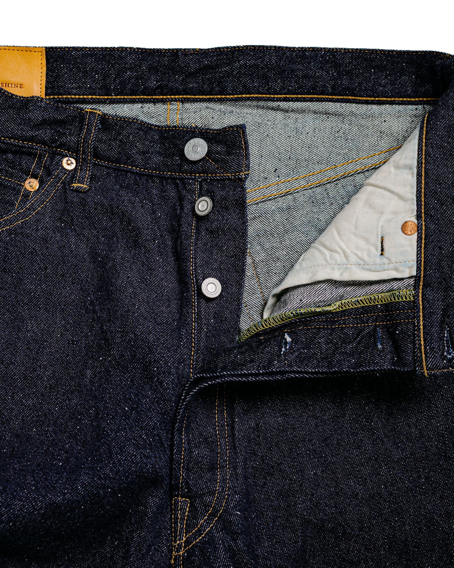 KAPTAIN SUNSHINE 5P Straight Denim Pants Indigo One Wash