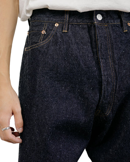 KAPTAIN SUNSHINE 5P Zipper Front Denim Pants Indigo One Wash