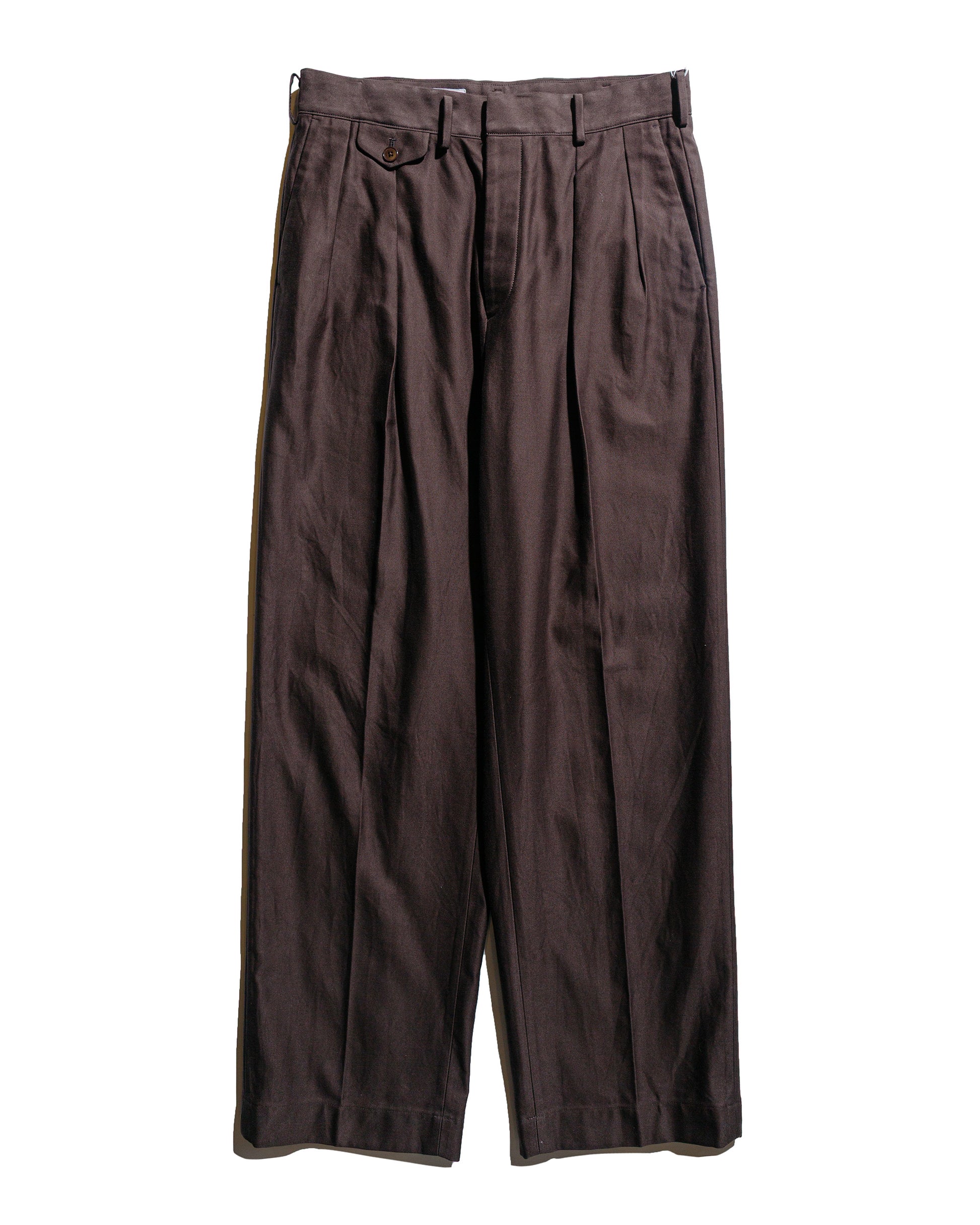 KAPTAIN SUNSHINE Belted Riviera Pants Brown