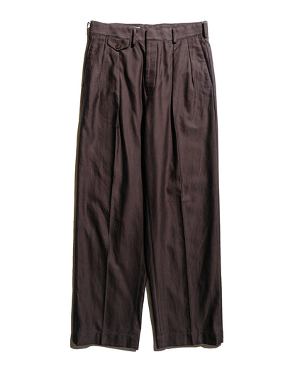 KAPTAIN SUNSHINE Belted Riviera Pants Brown