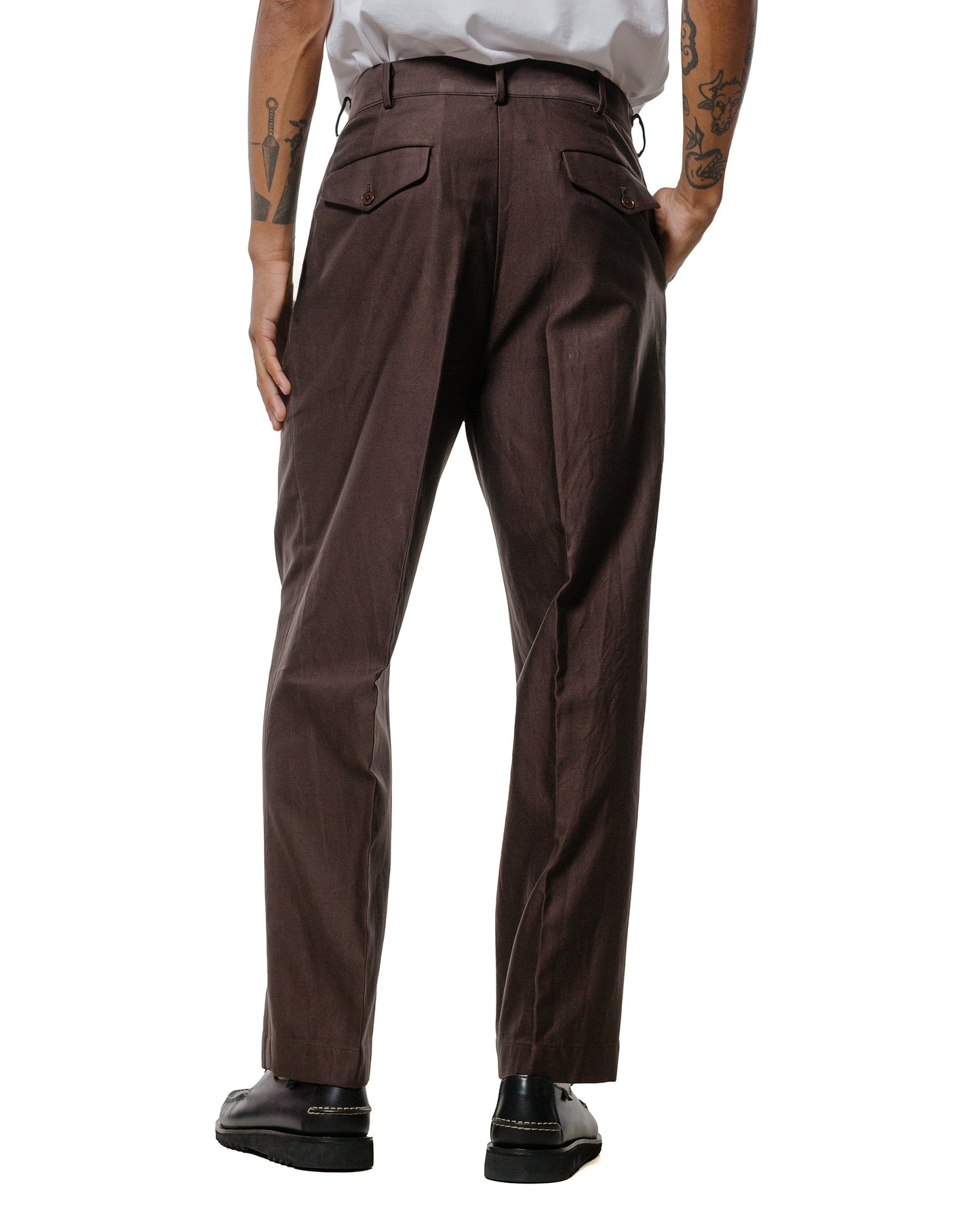 KAPTAIN SUNSHINE Belted Riviera Pants Brown