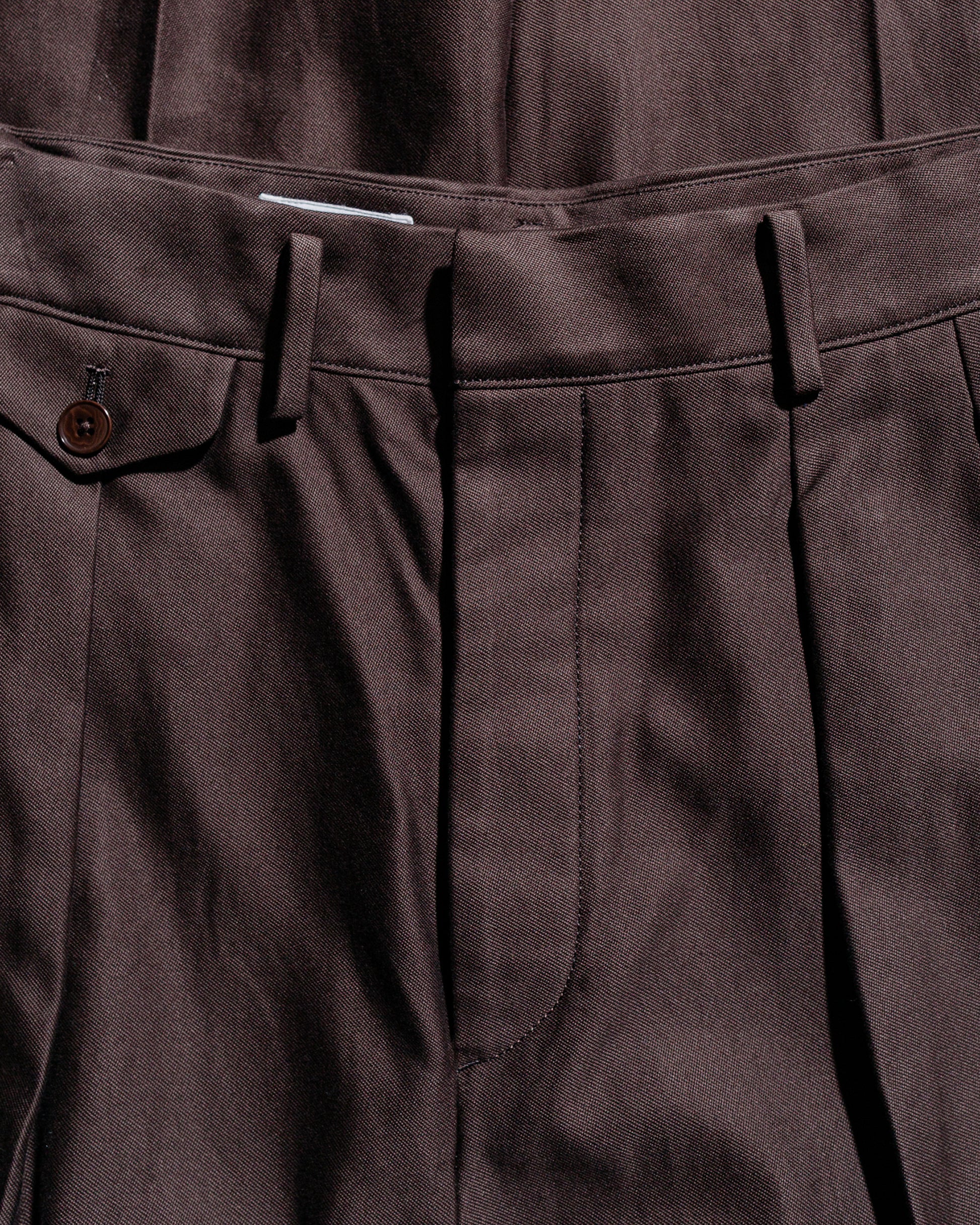KAPTAIN SUNSHINE Belted Riviera Pants Brown