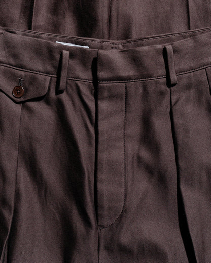KAPTAIN SUNSHINE Belted Riviera Pants Brown