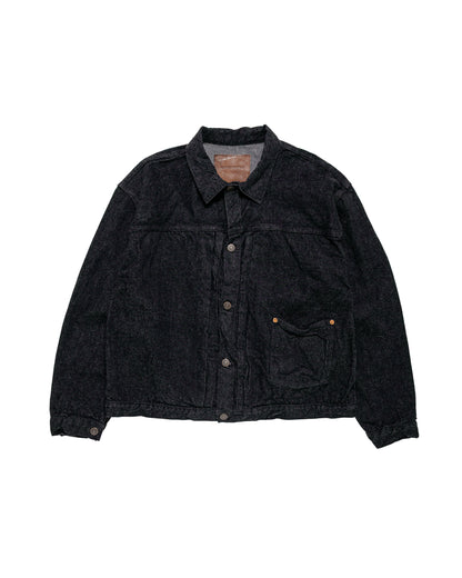 KAPTAIN SUNSHINE Denim Tracker 1P Jacket Black One Wash