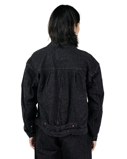 KAPTAIN SUNSHINE Denim Tracker 1P Jacket Black One Wash