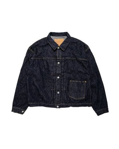 KAPTAIN SUNSHINE Denim Tracker 1P Jacket Indigo One Wash