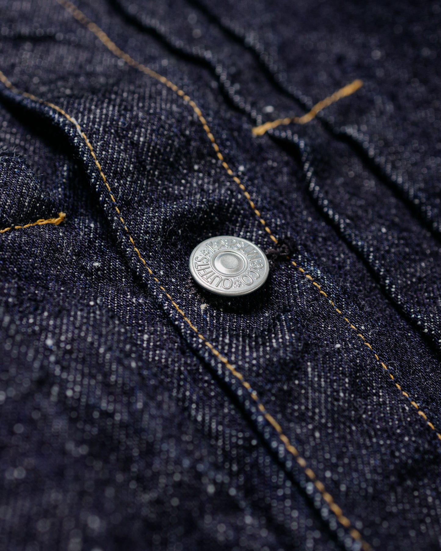 KAPTAIN SUNSHINE Denim Tracker 1P Jacket Indigo One Wash