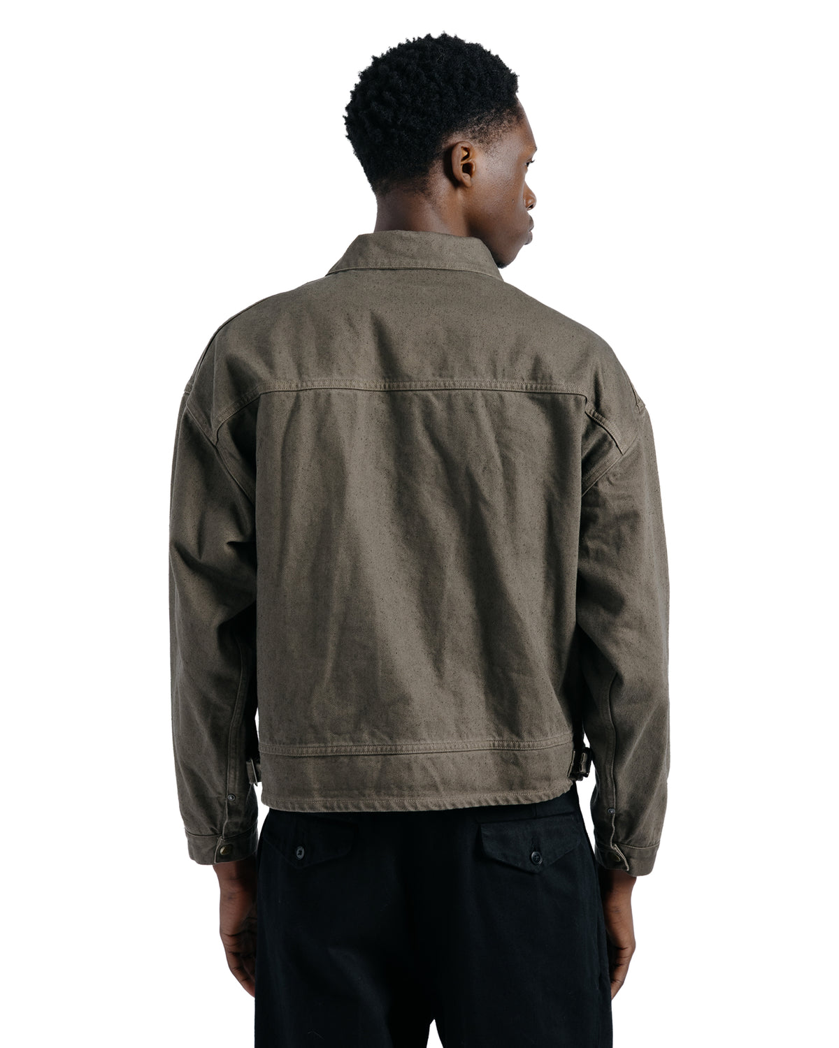 KAPTAIN SUNSHINE Dyed Denim Work Jacket Cub Brown