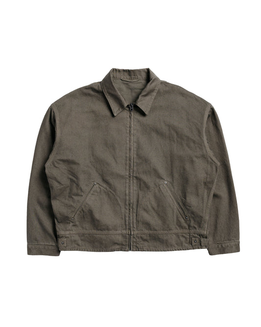 KAPTAIN SUNSHINE Dyed Denim Work Jacket Cub Brown