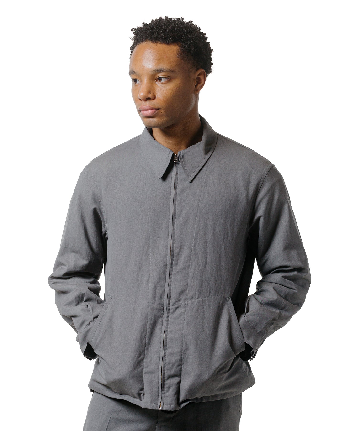 lost & found KAPTAIN SUNSHINE KAPTAIN SUNSHINE Fly Blouson Top Grey