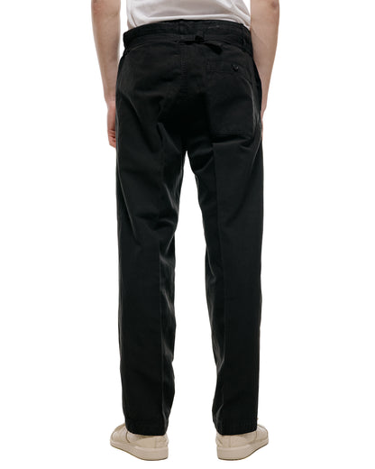 lost & found KAPTAIN SUNSHINE KAPTAIN SUNSHINE Gaba. Buckleback Work Slacks Black