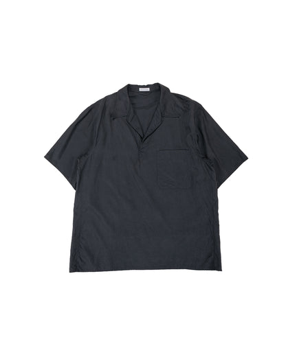 lost & found KAPTAIN SUNSHINE KAPTAIN SUNSHINE Silk Pullover SS Shirt Ink Black