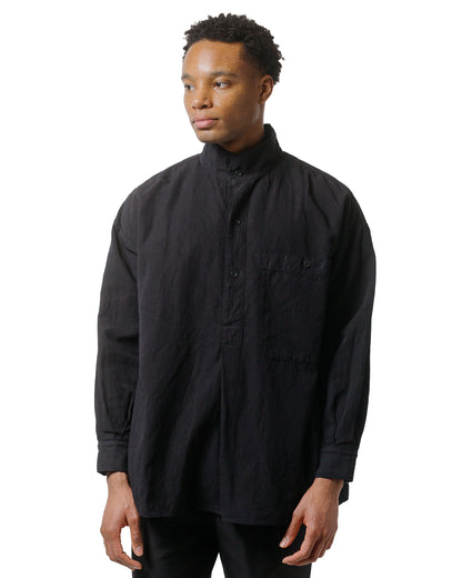 lost & found KAPTAIN SUNSHINE KAPTAIN SUNSHINE Standcollar Smock Ink Black