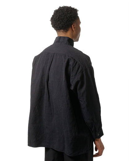 lost & found KAPTAIN SUNSHINE KAPTAIN SUNSHINE Standcollar Smock Ink Black