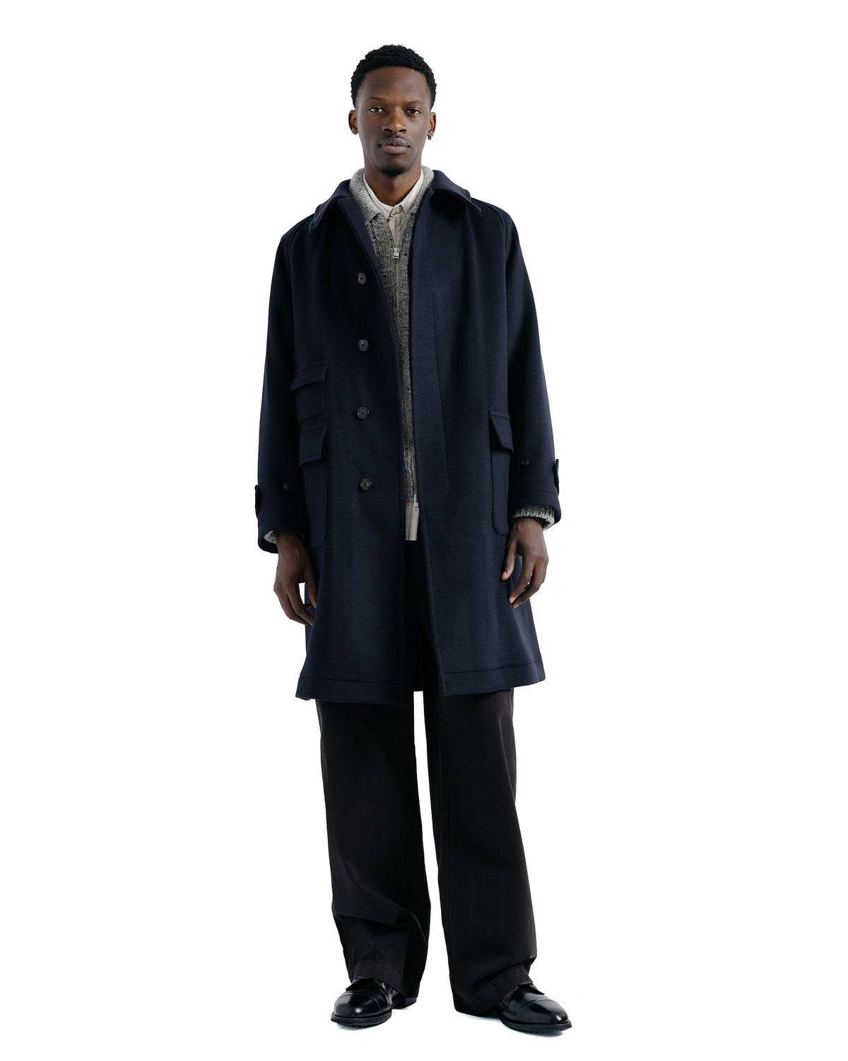KAPTAIN SUNSHINE Traveller Coat Navy