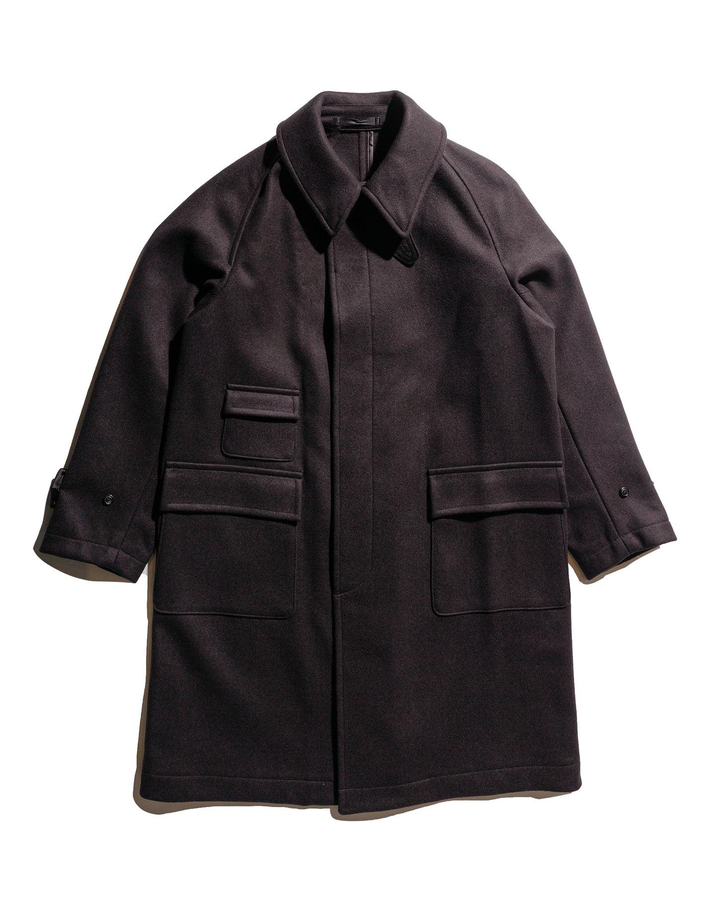 KAPTAIN SUNSHINE Traveller Coat Top Brown
