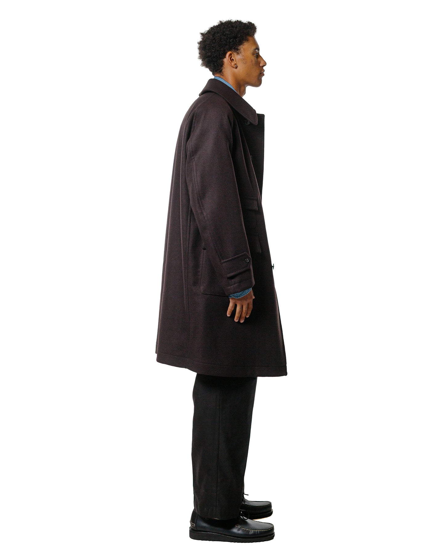KAPTAIN SUNSHINE Traveller Coat Top Brown