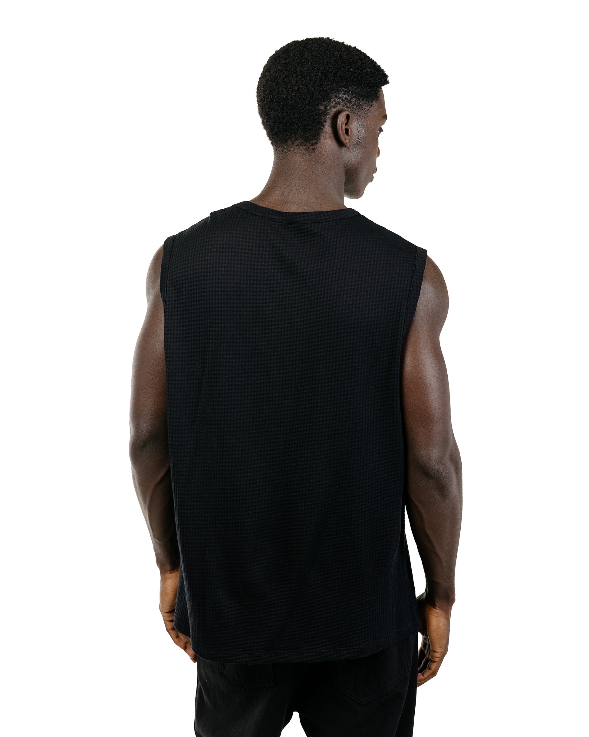 Lady White Co. Gauze Sleeveless T-Shirt Black
