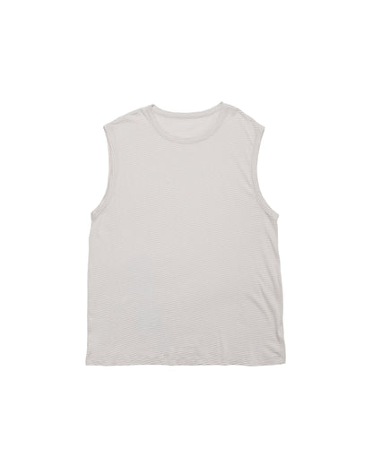 lost & found Lady White Co. Lady White Co. Gauze Sleeveless T-Shirt Solar Grey