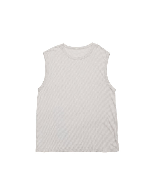 lost & found Lady White Co. Lady White Co. Gauze Sleeveless T-Shirt Solar Grey