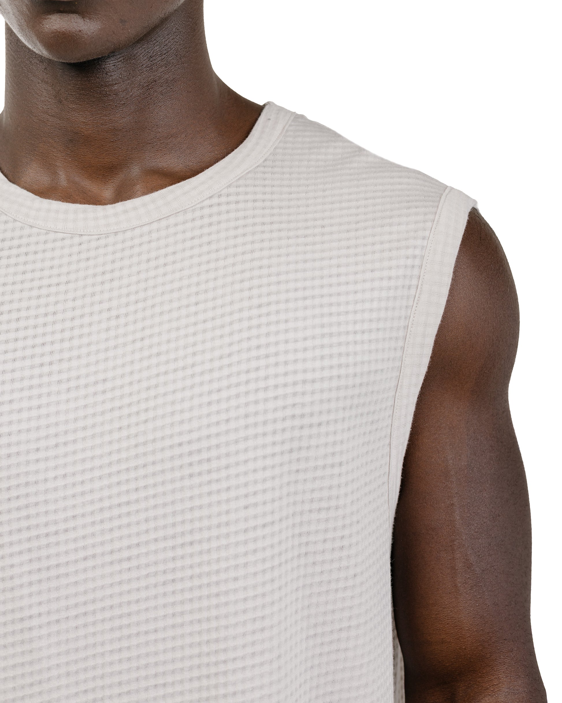 lost & found Lady White Co. Lady White Co. Gauze Sleeveless T-Shirt Solar Grey