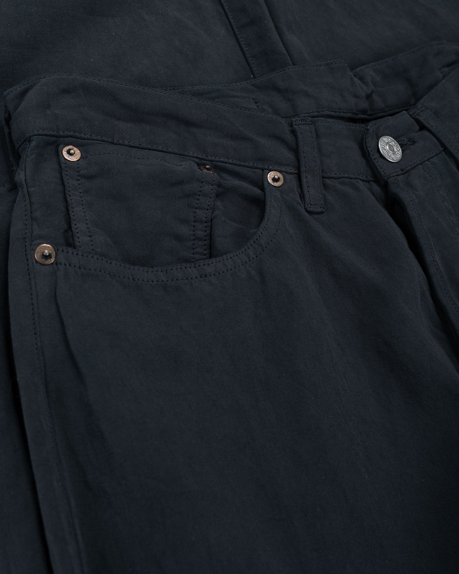 lost & found Lady White Co. Lady White Co. KAPTAIN SUNSHINE Cotton Linen Pants Charcoal