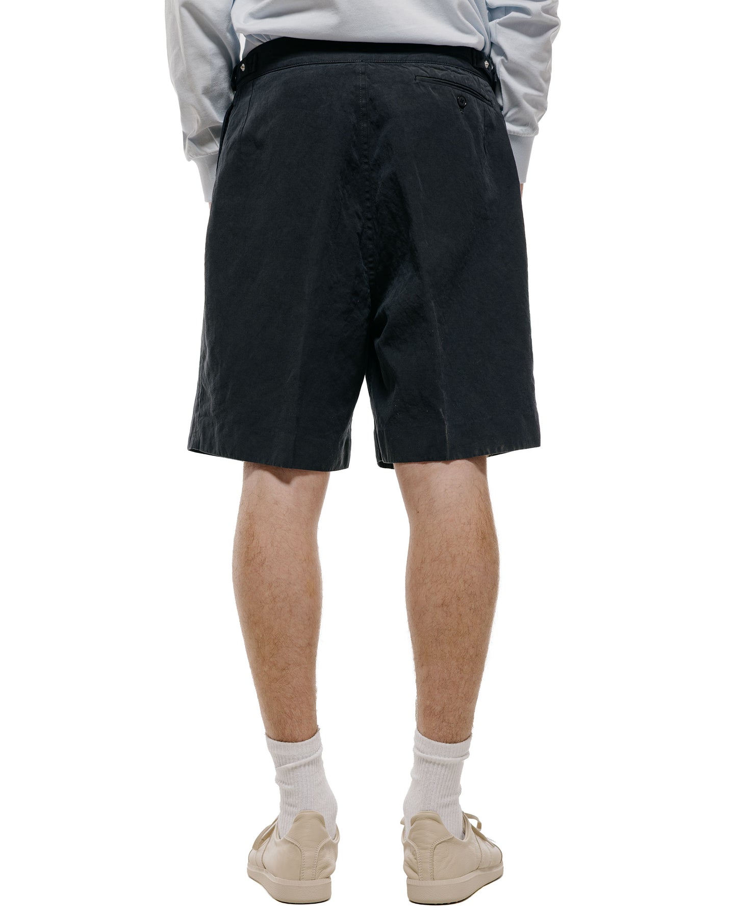 lost & found Lady White Co. Lady White Co. KAPTAIN SUNSHINE Cotton Linen Shorts Charcoal
