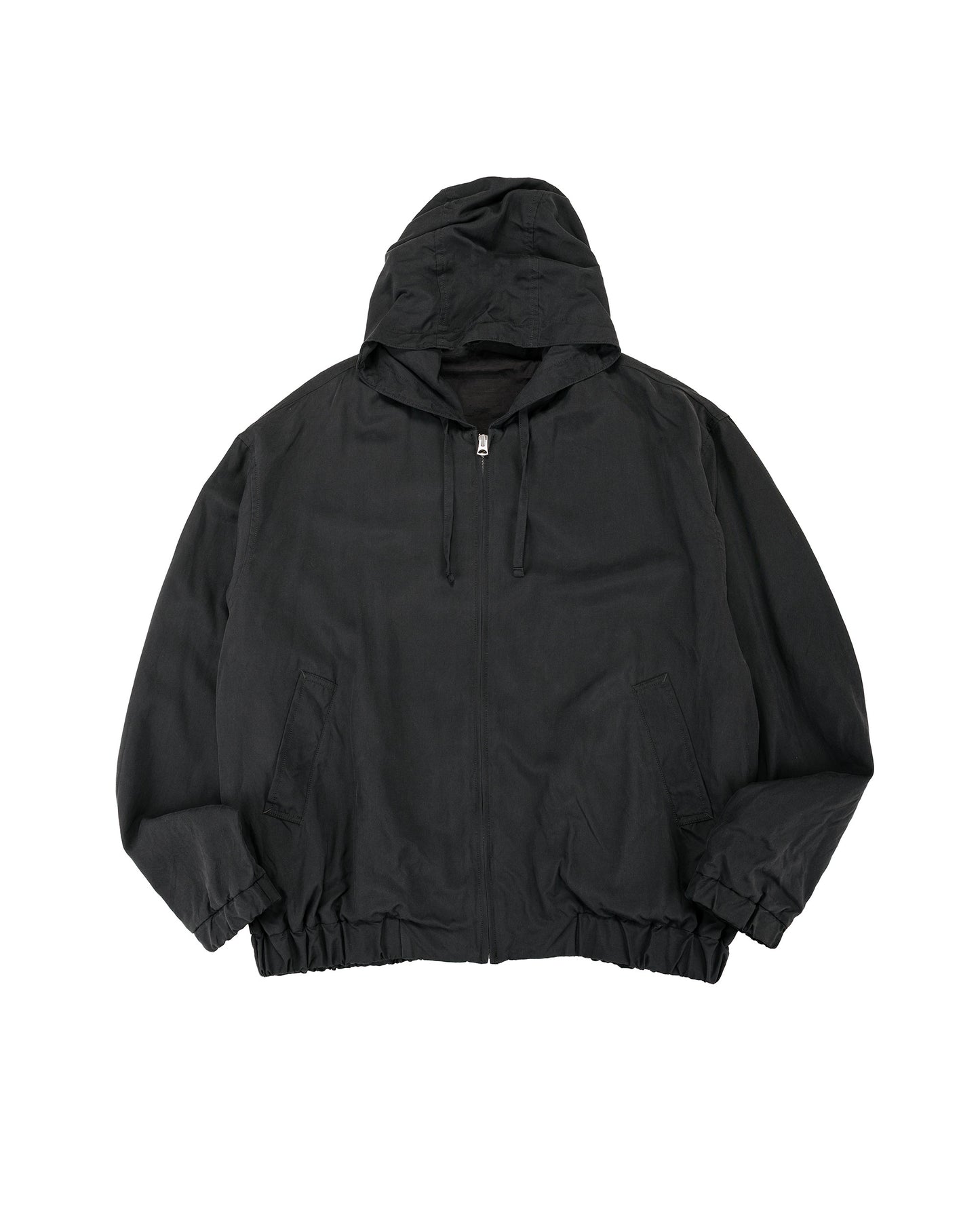 lost & found Lady White Co. Lady White Co. KAPTAIN SUNSHINE Silk Zip Jacket Faded Black