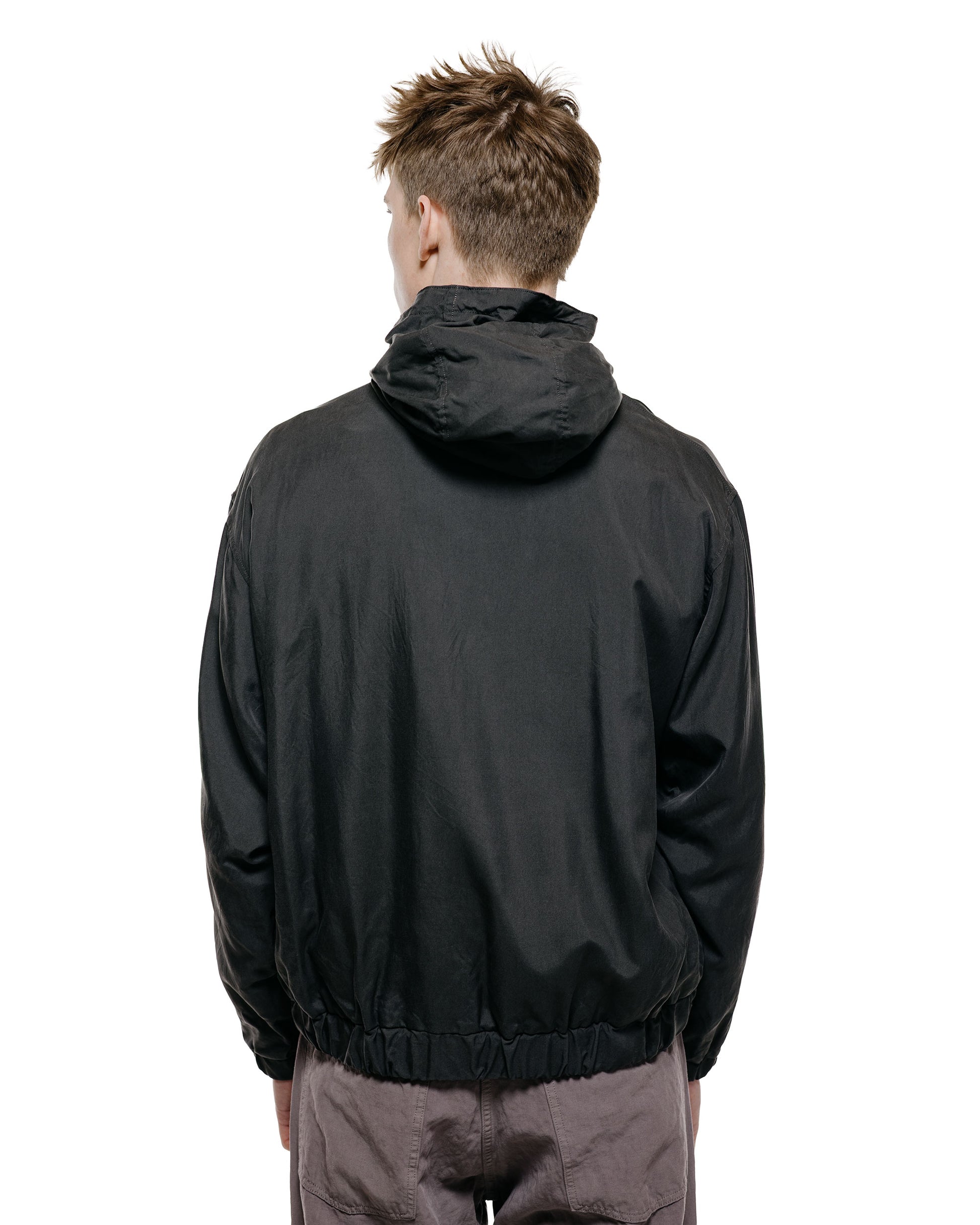 lost & found Lady White Co. Lady White Co. KAPTAIN SUNSHINE Silk Zip Jacket Faded Black