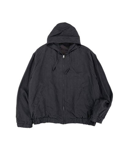 lost & found Lady White Co. Lady White Co. KAPTAIN SUNSHINE Silk Zip Jacket Navy
