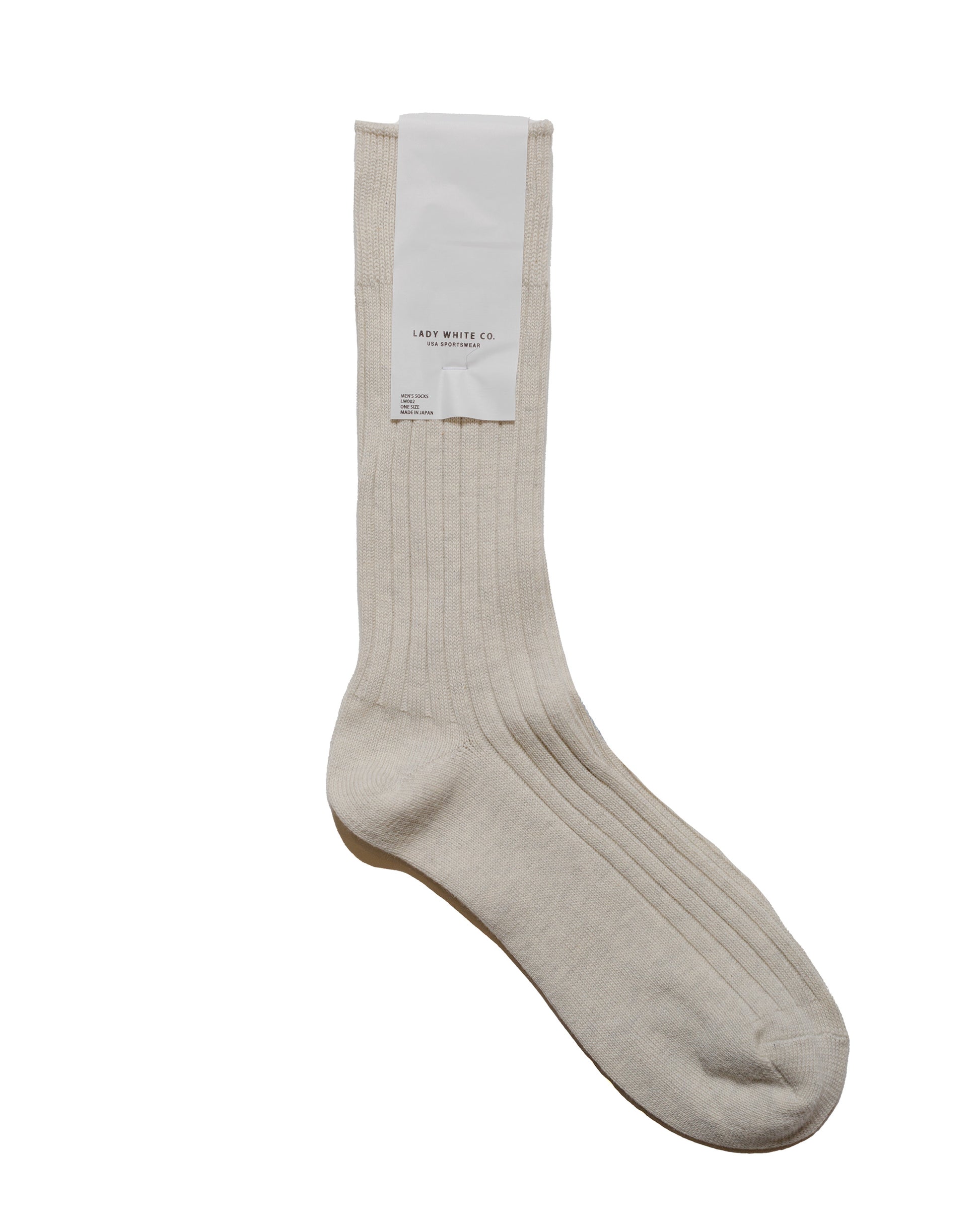 lost & found Lady White Co. Lady White Co. LWC Sock Natural